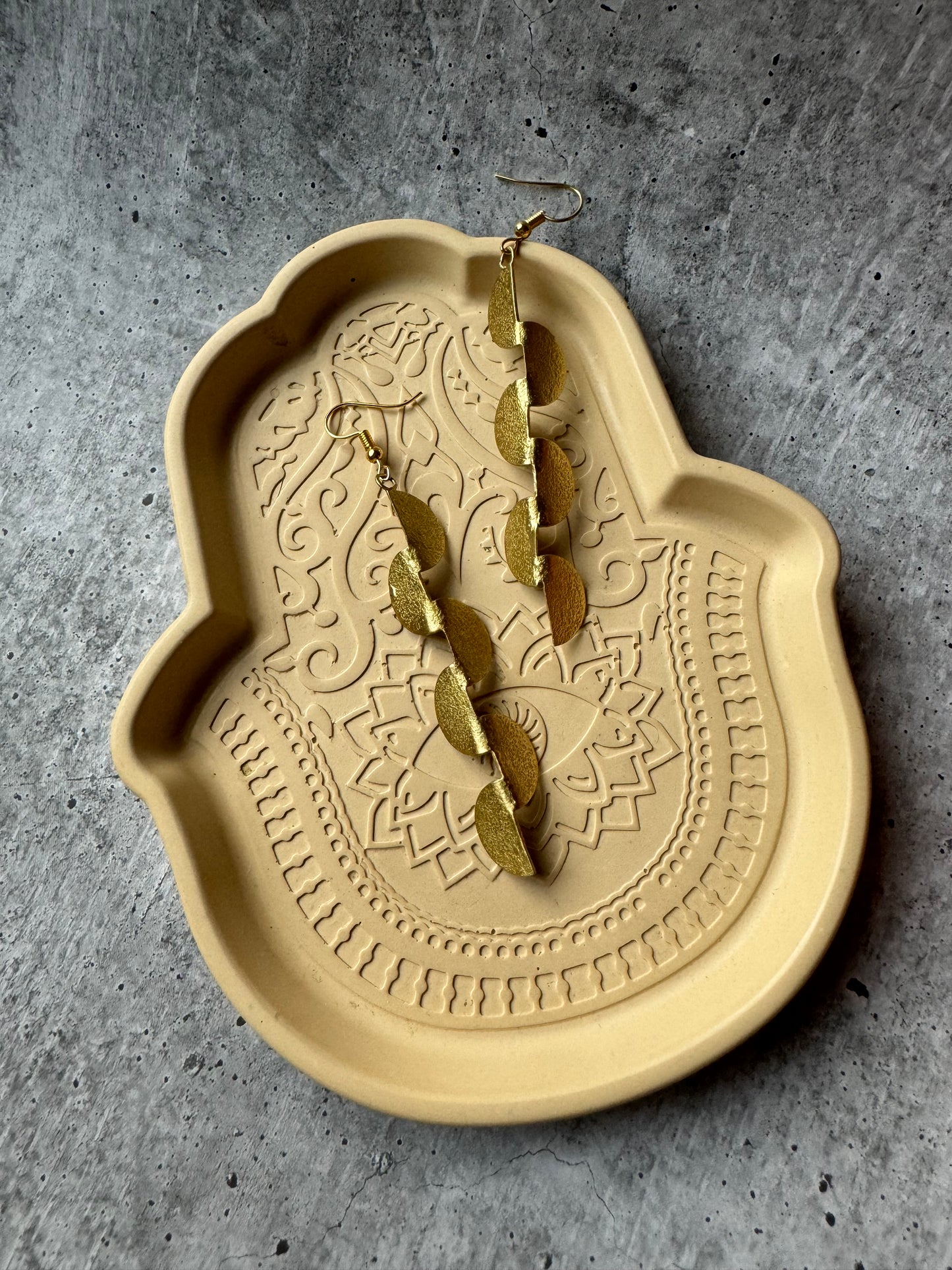 Premium Quality Brass Designer Dangler Earrings