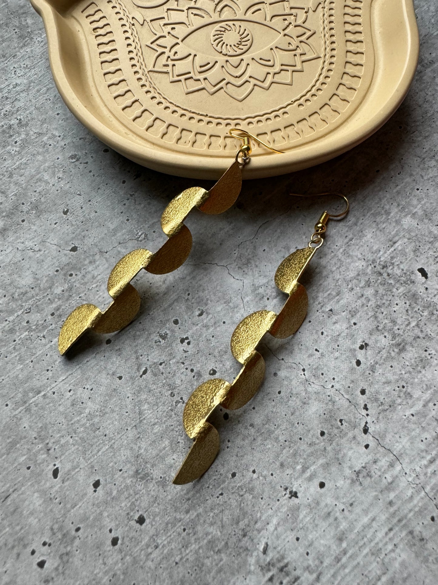 Premium Quality Brass Designer Dangler Earrings