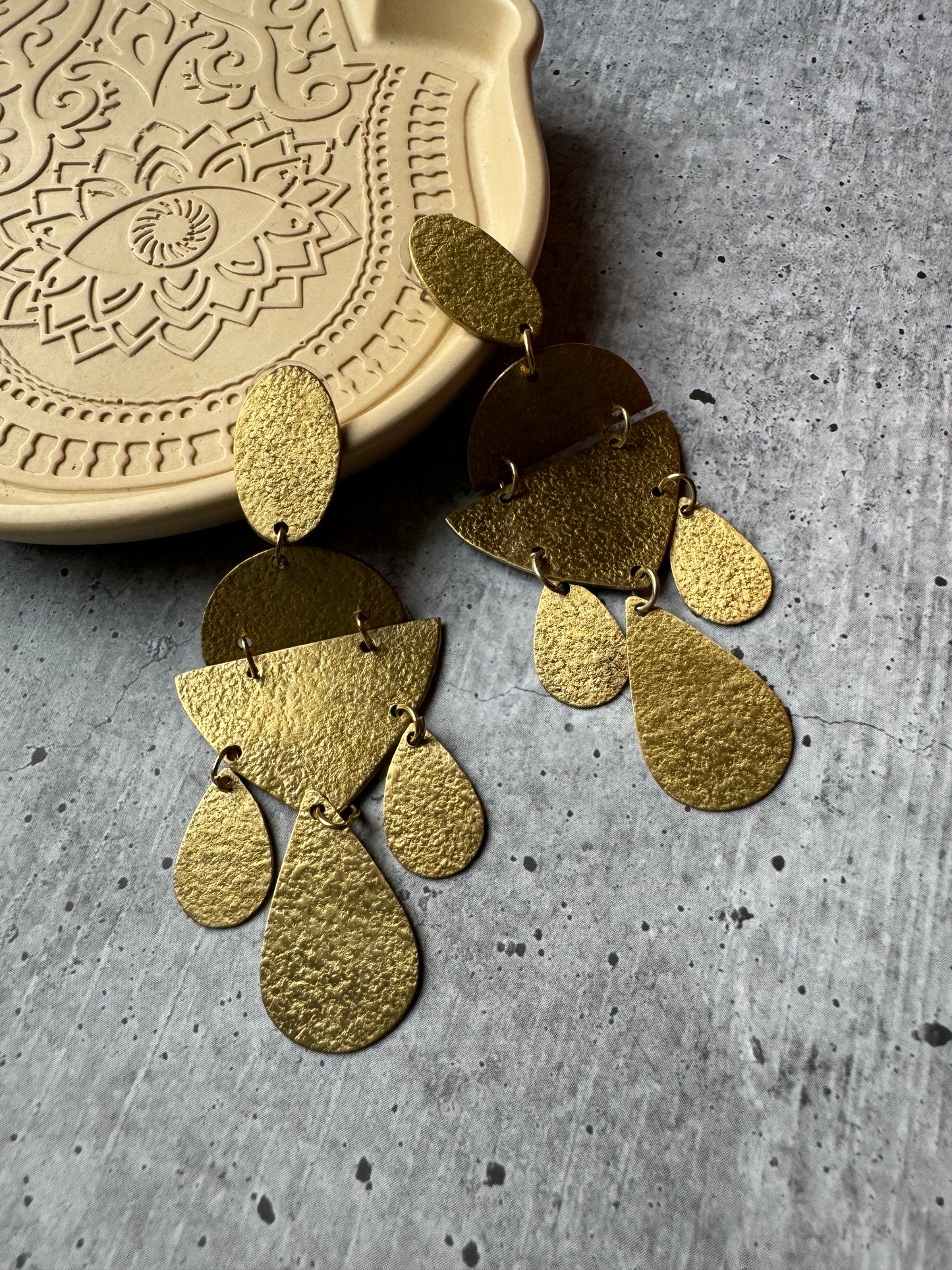 Premium Quality Brass Designer Dangler Earrings