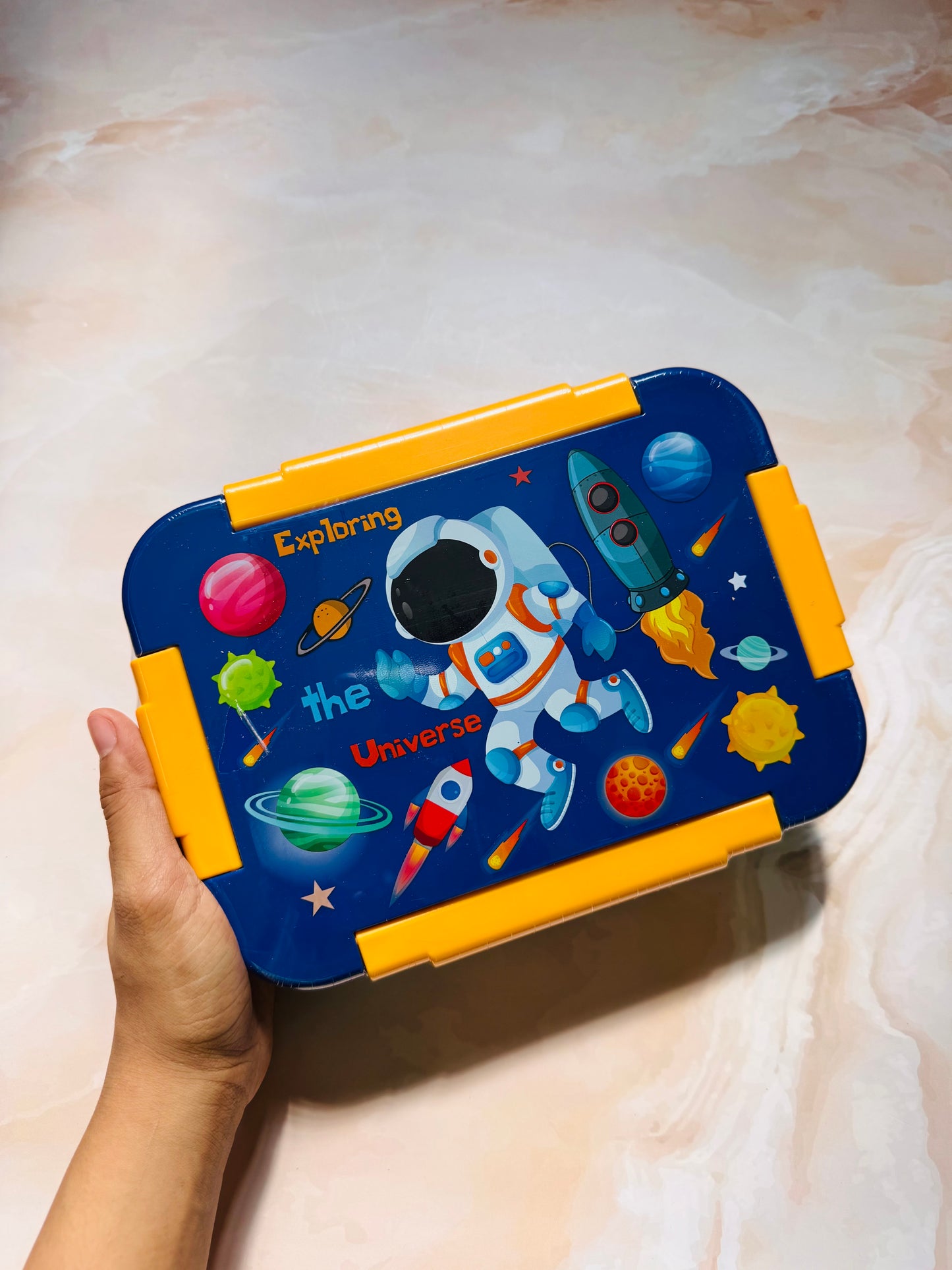 Moontalk Premium Compartment Lunch Box For Kids – Leakproof | Stainless Steel BFA Free