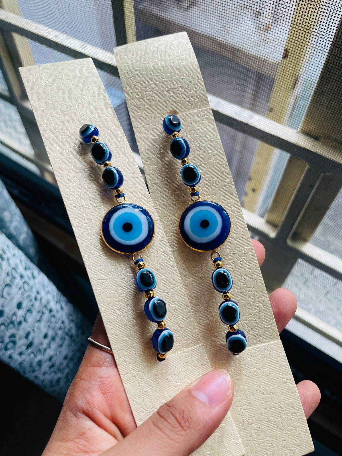 Evil Eye Adjustable Bracelet - Teal By Tanvi