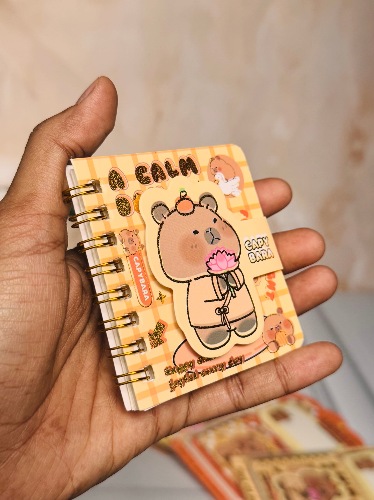 Cute Capybara Sticky Note Planner | Kawaii Stationery for Journaling