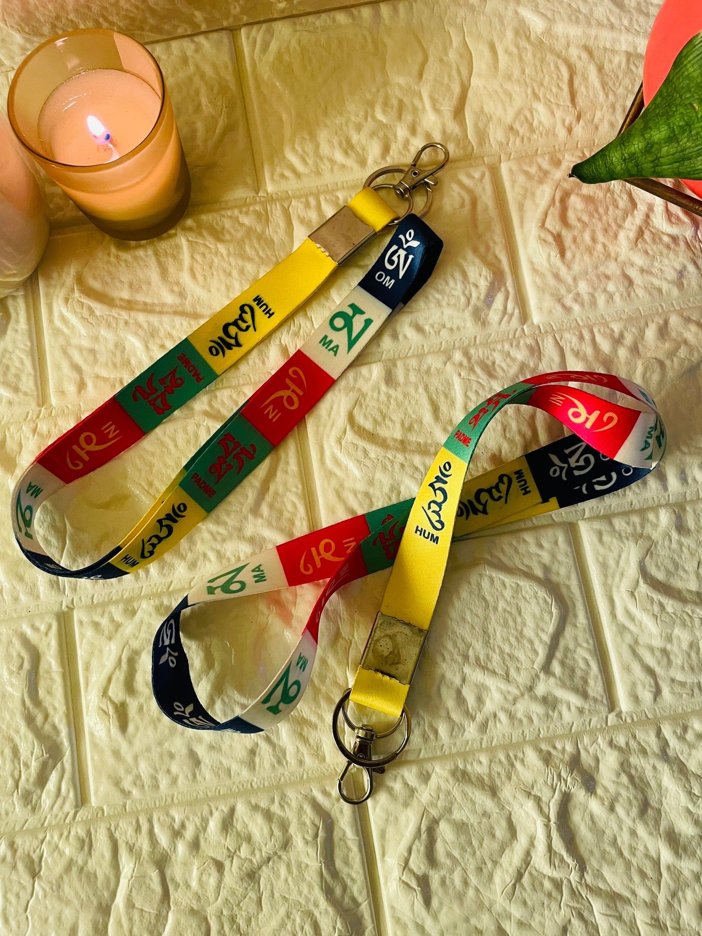 Tibetan Prayer Flag Keyring