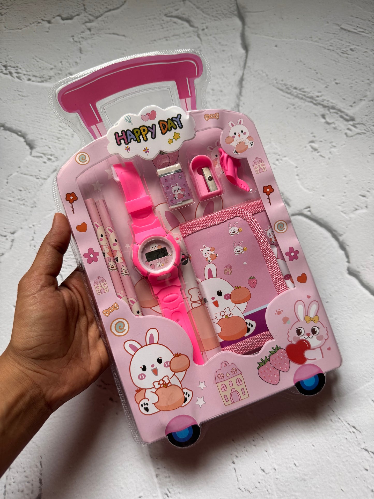 Kids Gift Hamper with Watch | Stationery Set Theme Kit