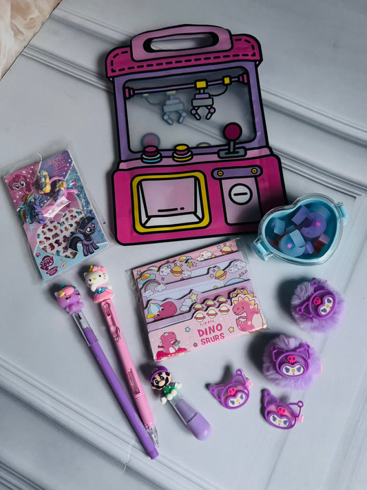 Kids Gift Hamper - Stationary Set Purple Theme