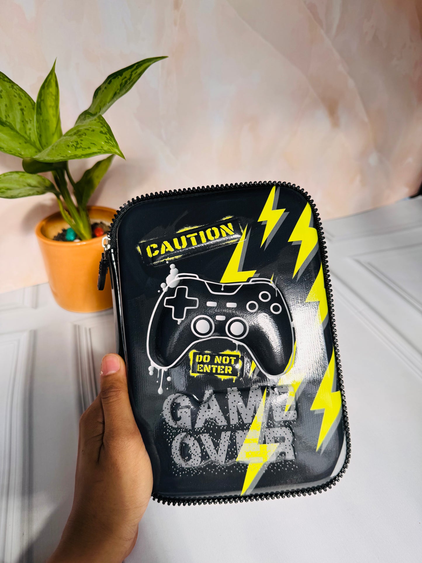 Premium 3D Superhero Pencil Pouches for Kids | Hard Shell + Glossy Finish | Cartoon, Superhero, Space, Gaming Theme