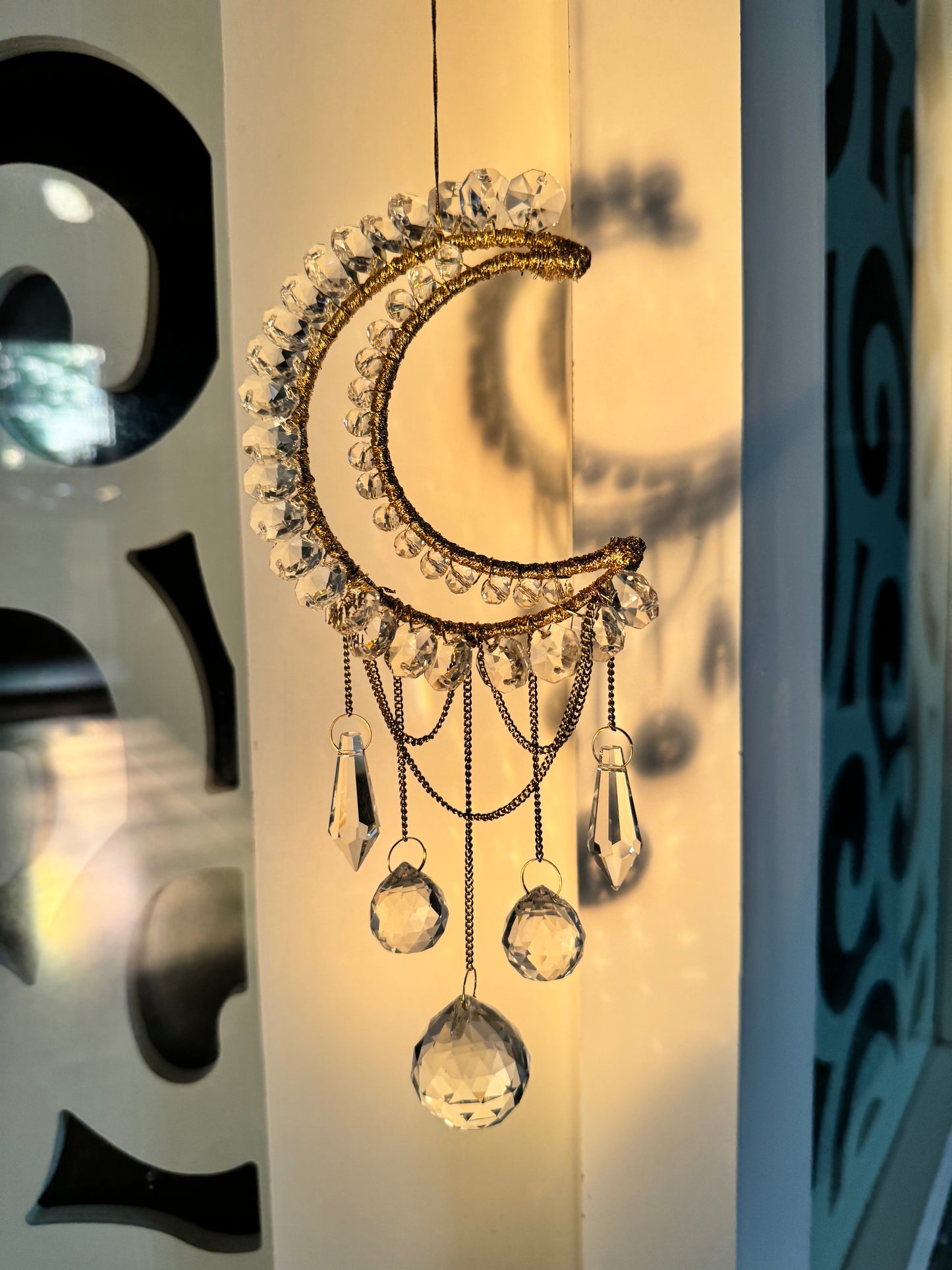 Moon Crystal Suncatcher