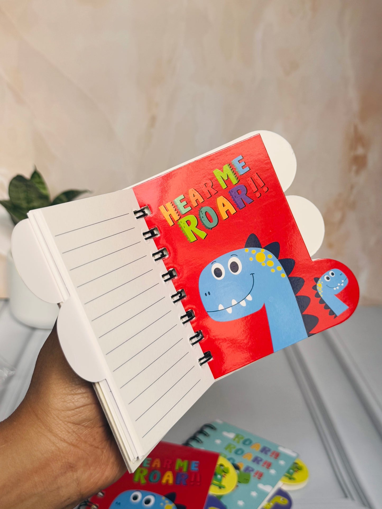 Dino Spiral Diary A6 | Kids Dinosaur Notebooks