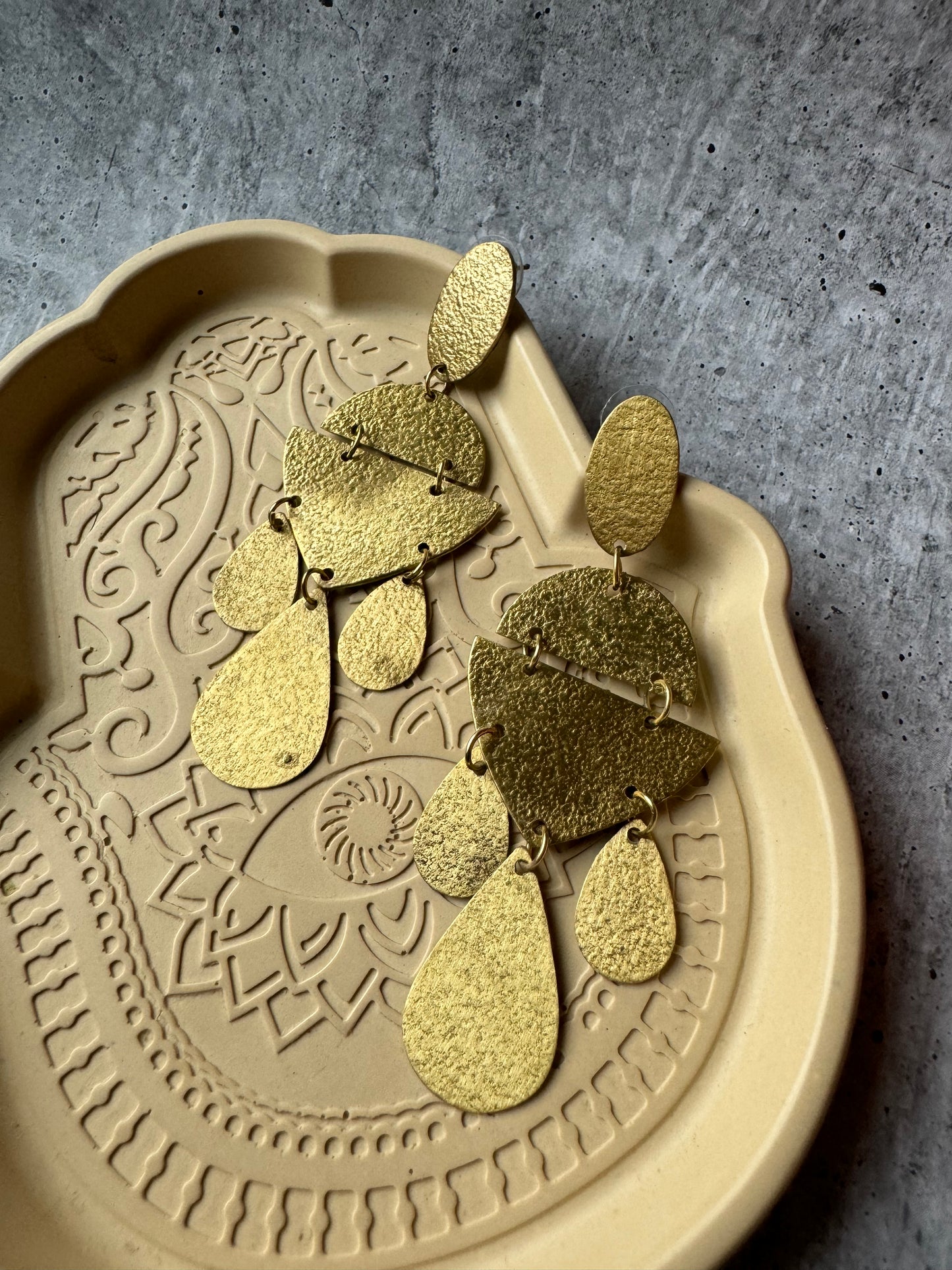 Premium Quality Brass Designer Dangler Earrings