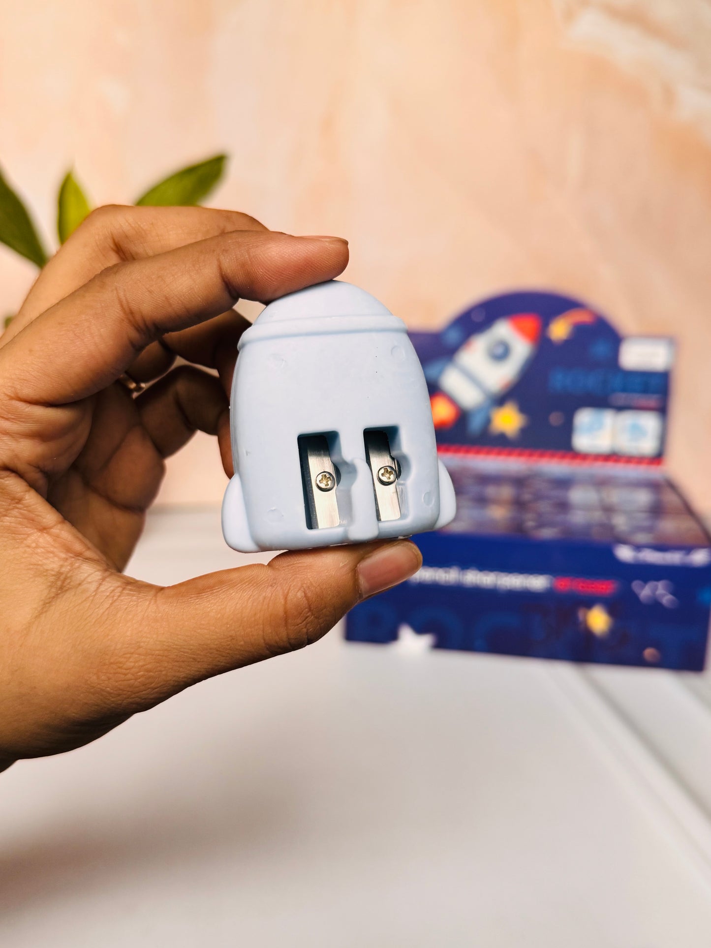 Space Rocket Sharpener+Eraser | 2-in-1 Sharpener | Premium Quality