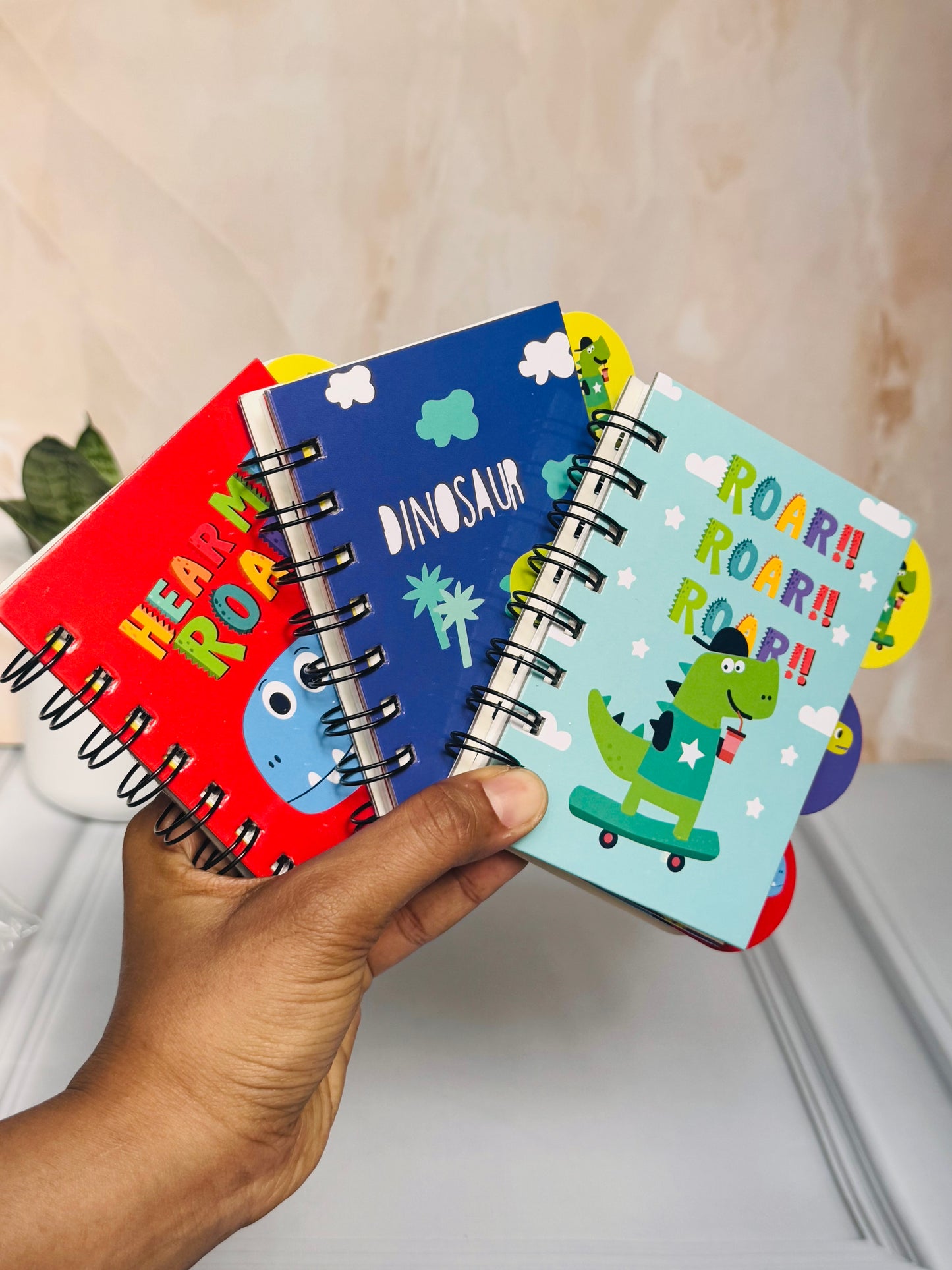 Dino Spiral Diary A6 | Kids Dinosaur Notebooks