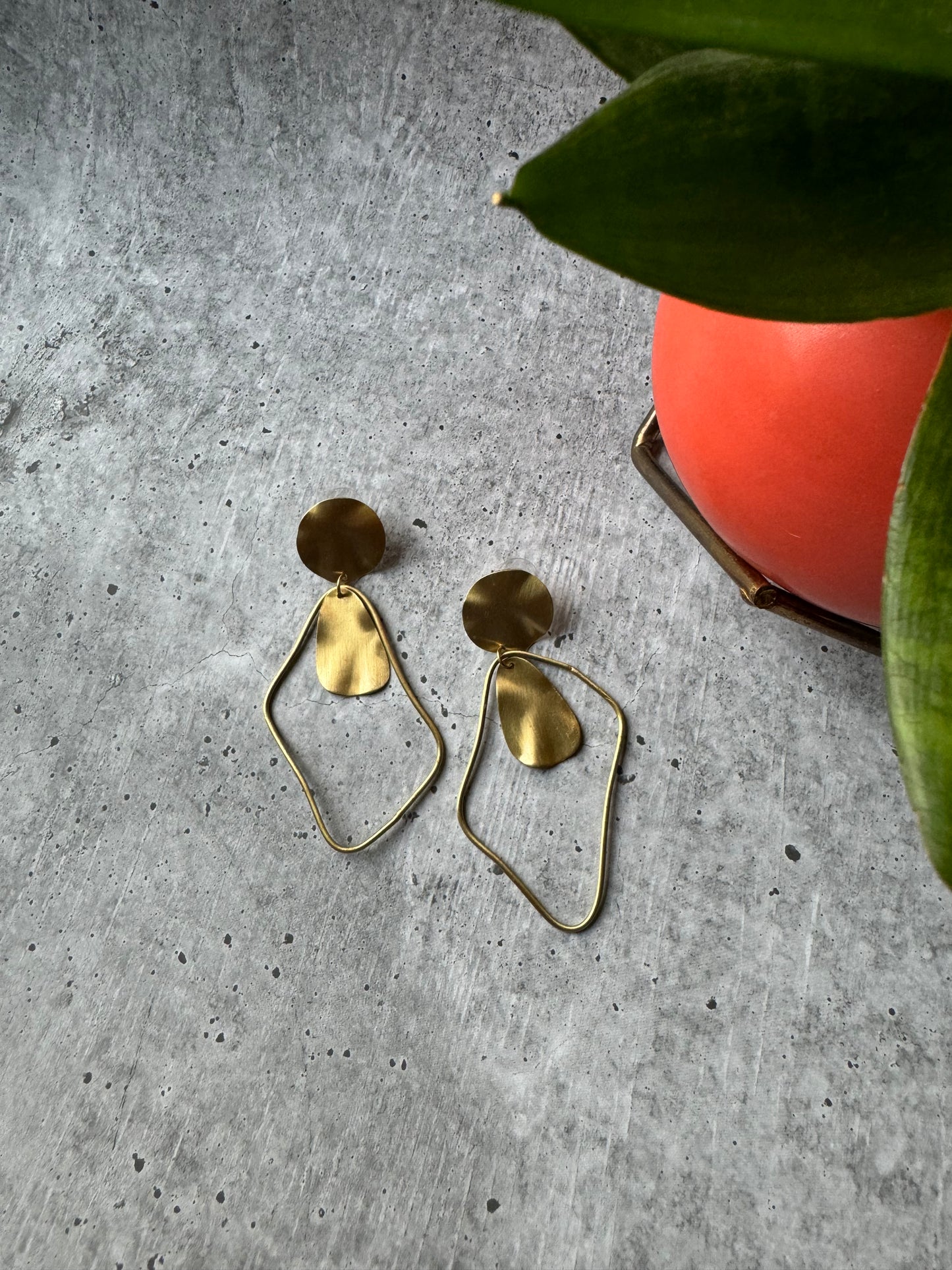 Premium Quality Brass Designer Dangler Earrings