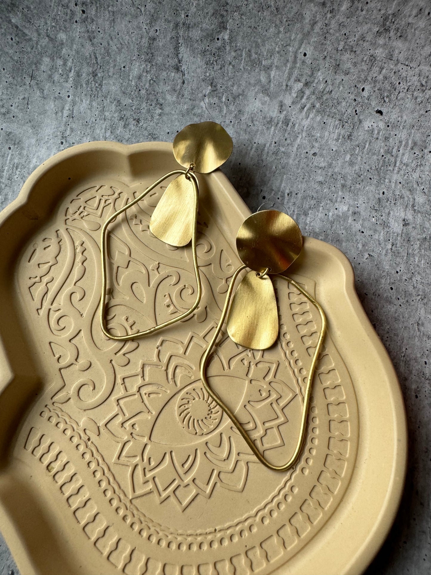 Premium Quality Brass Designer Dangler Earrings