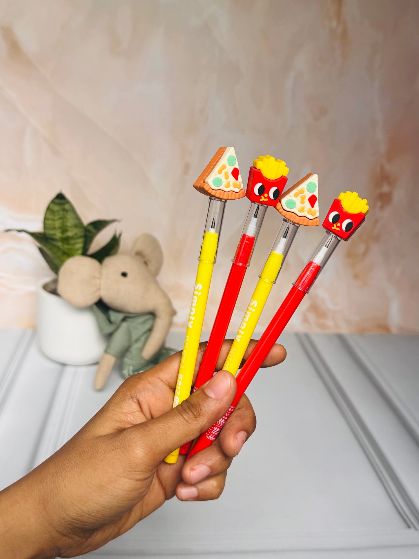 Fancy Lead Pencils - Pizza and Fries theme