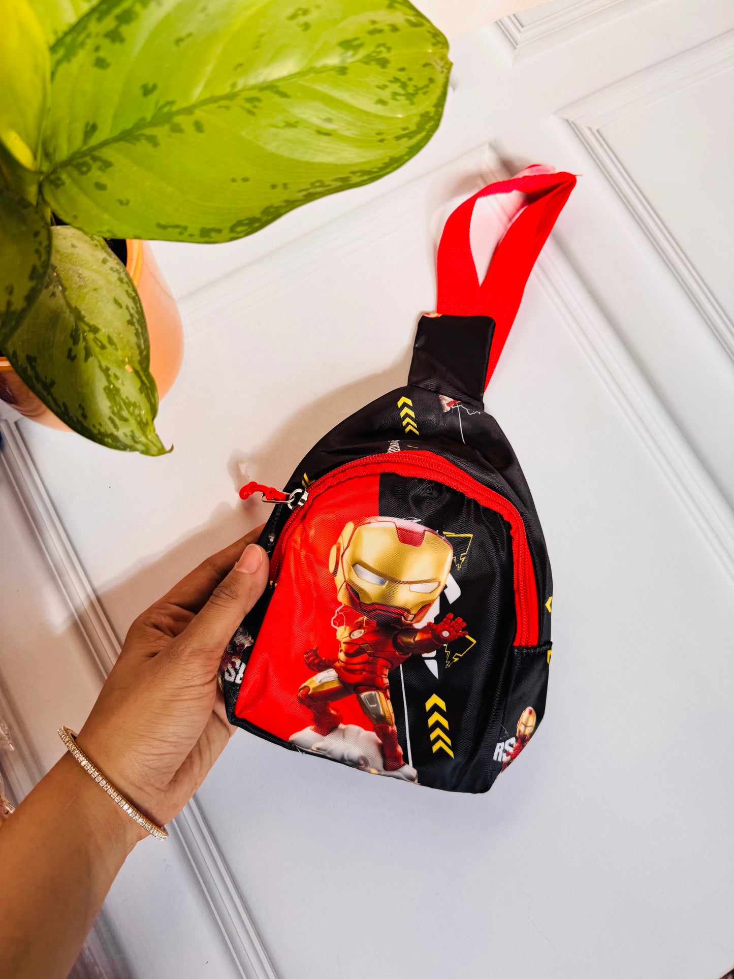Kids Mini Crossboy Bags | Travel Bag | Chest Bag | Adjustable Strap | Sanrio, Frozen, Iron Man Theme