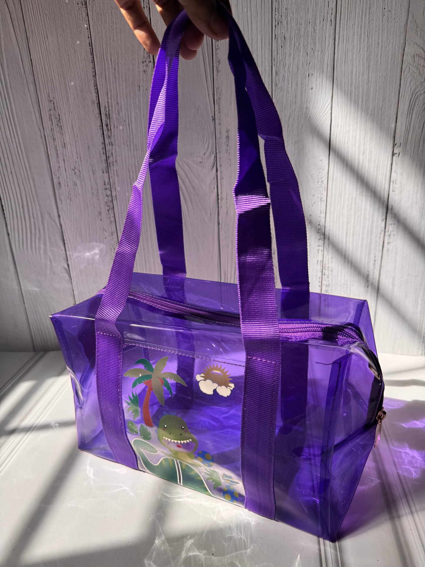 Transparent Duffle Bag for Travel | Diaper and Essentials Bag for Kids