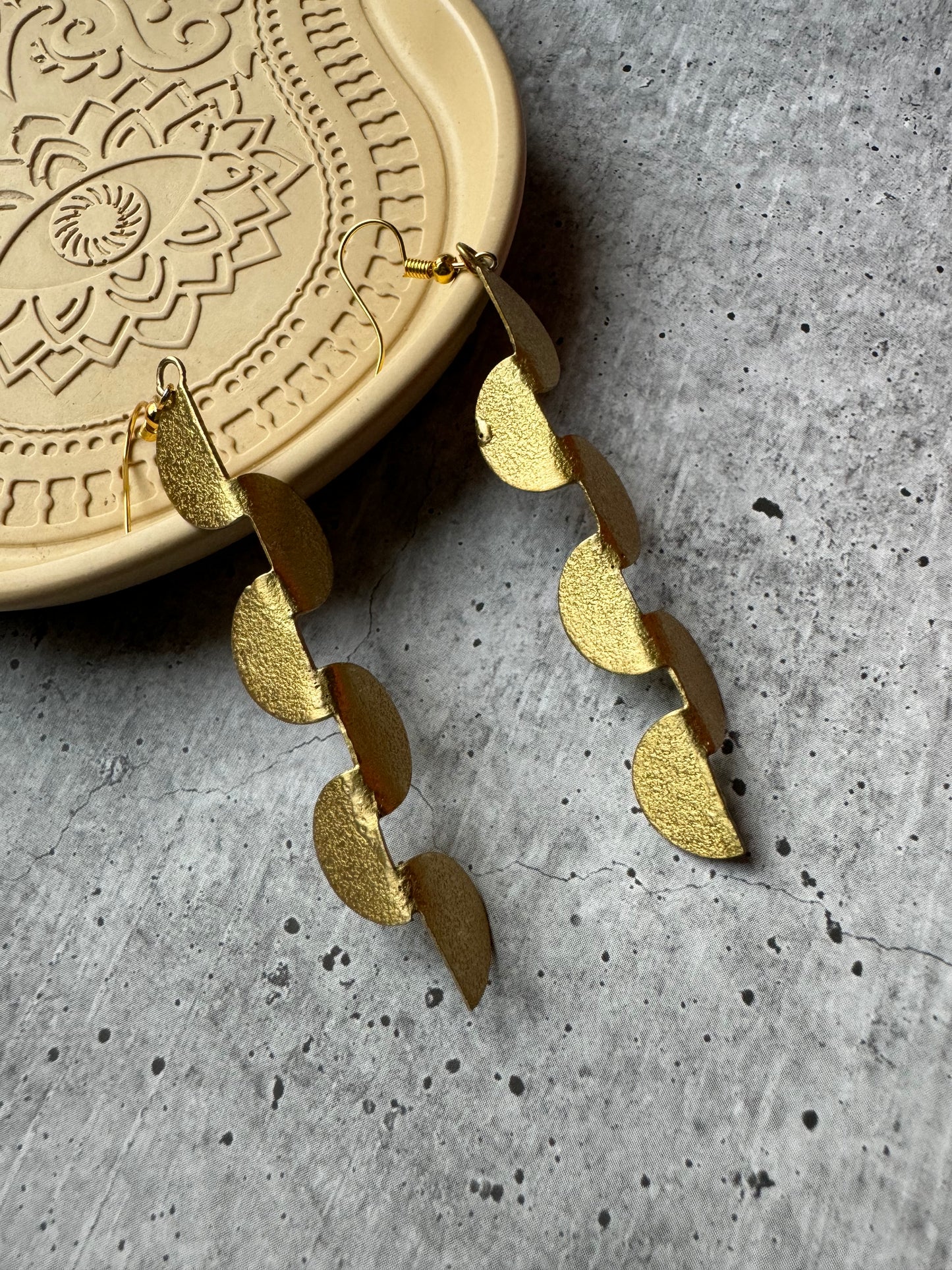 Premium Quality Brass Designer Dangler Earrings