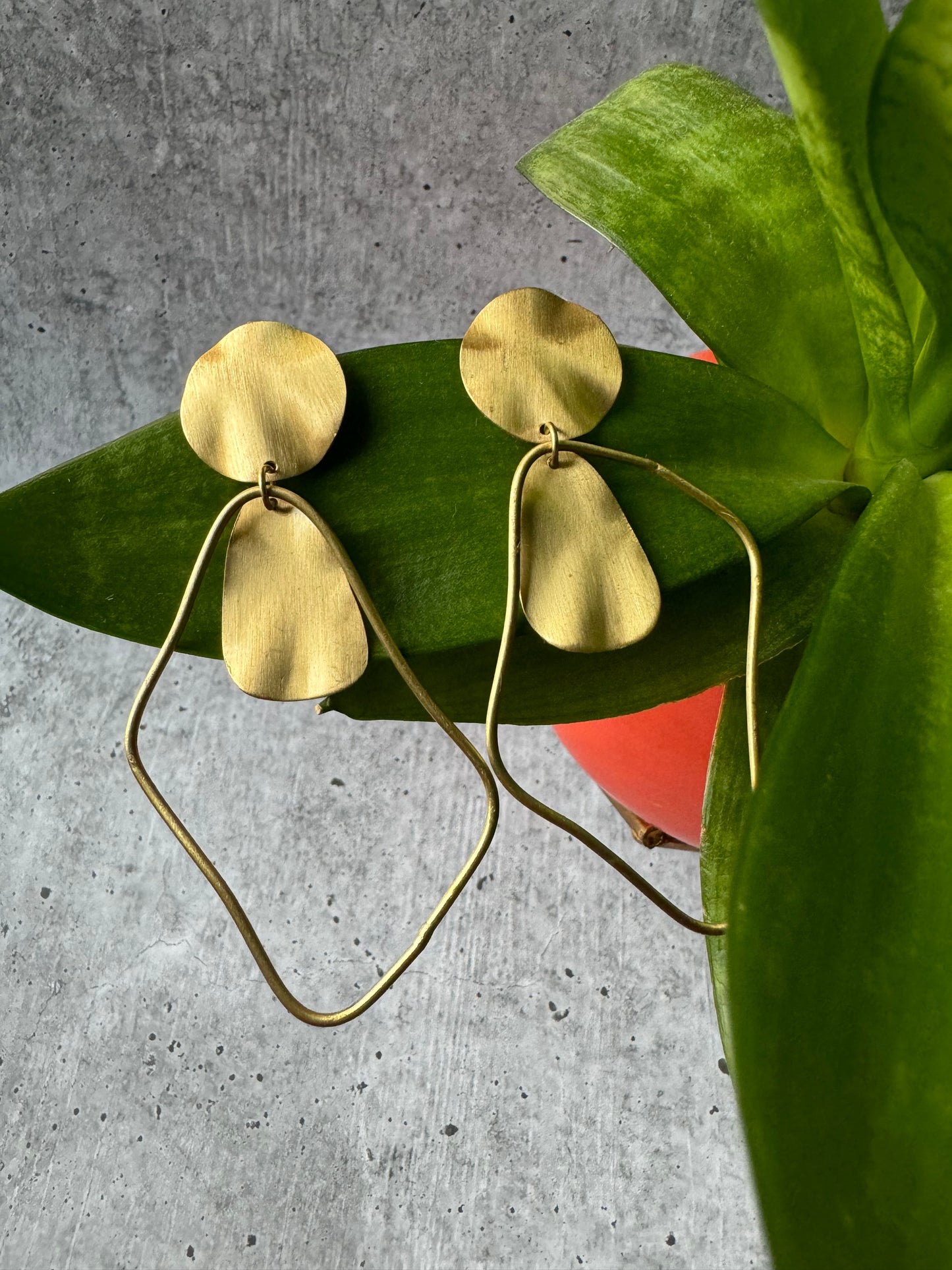 Premium Quality Brass Designer Dangler Earrings