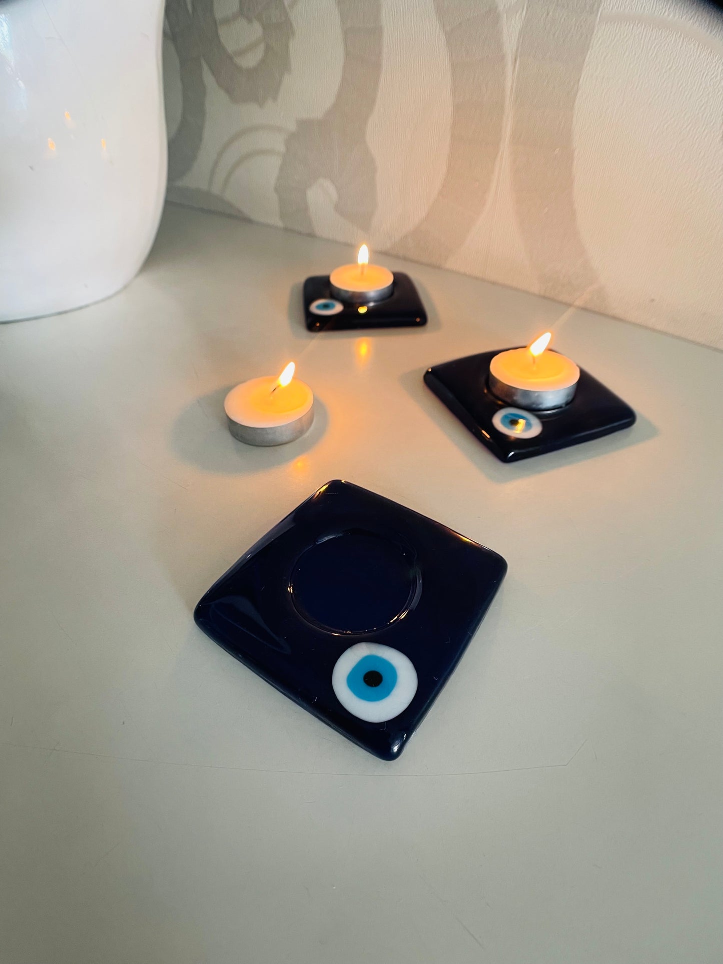 Turkish Evil Eye Tealight Candle Holder/Stand/Diya Stand