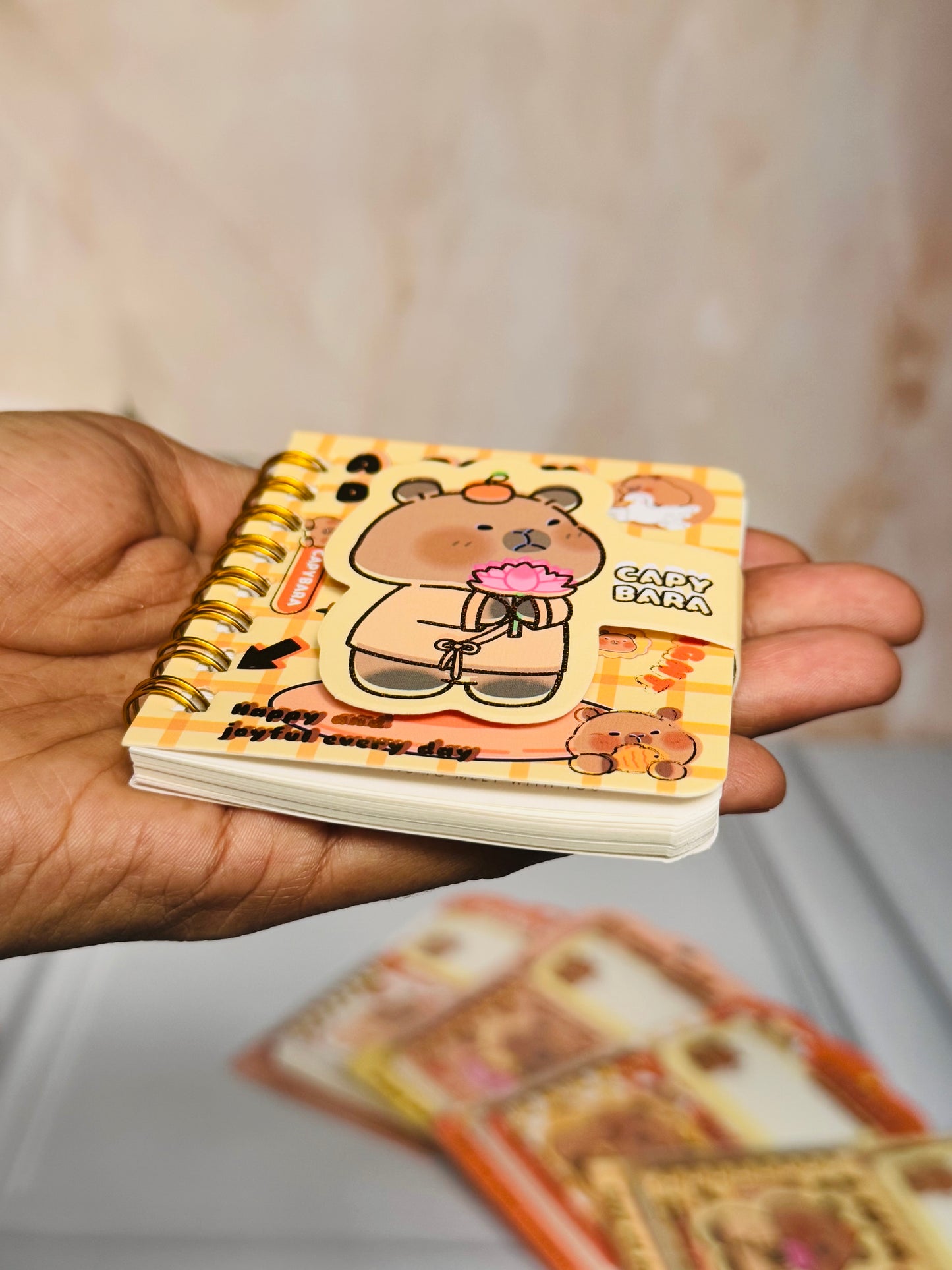 Cute Capybara Sticky Note Planner | Kawaii Stationery for Journaling