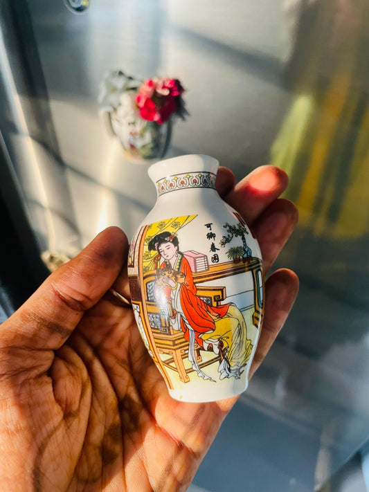 Flower Vase Fridge Magnet