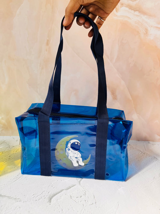 Transparent Duffle Bag for Travel | Diaper and Essentials Bag for Kids
