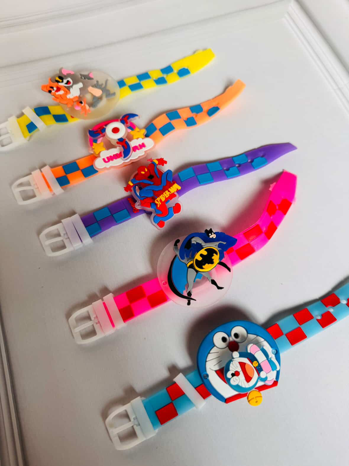 Kids Character Rakhi Bands | With Spinner + LED Light + Adjustable Strap | Cartoon Rakhi Bands 2025