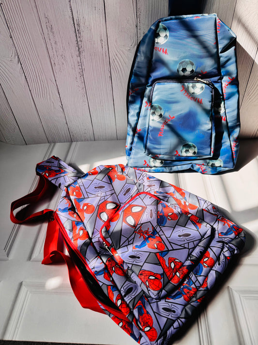 Kids Sling Bag – Cute Crossbody Chest Bag | Unicorn, Spiderman, Football Theme