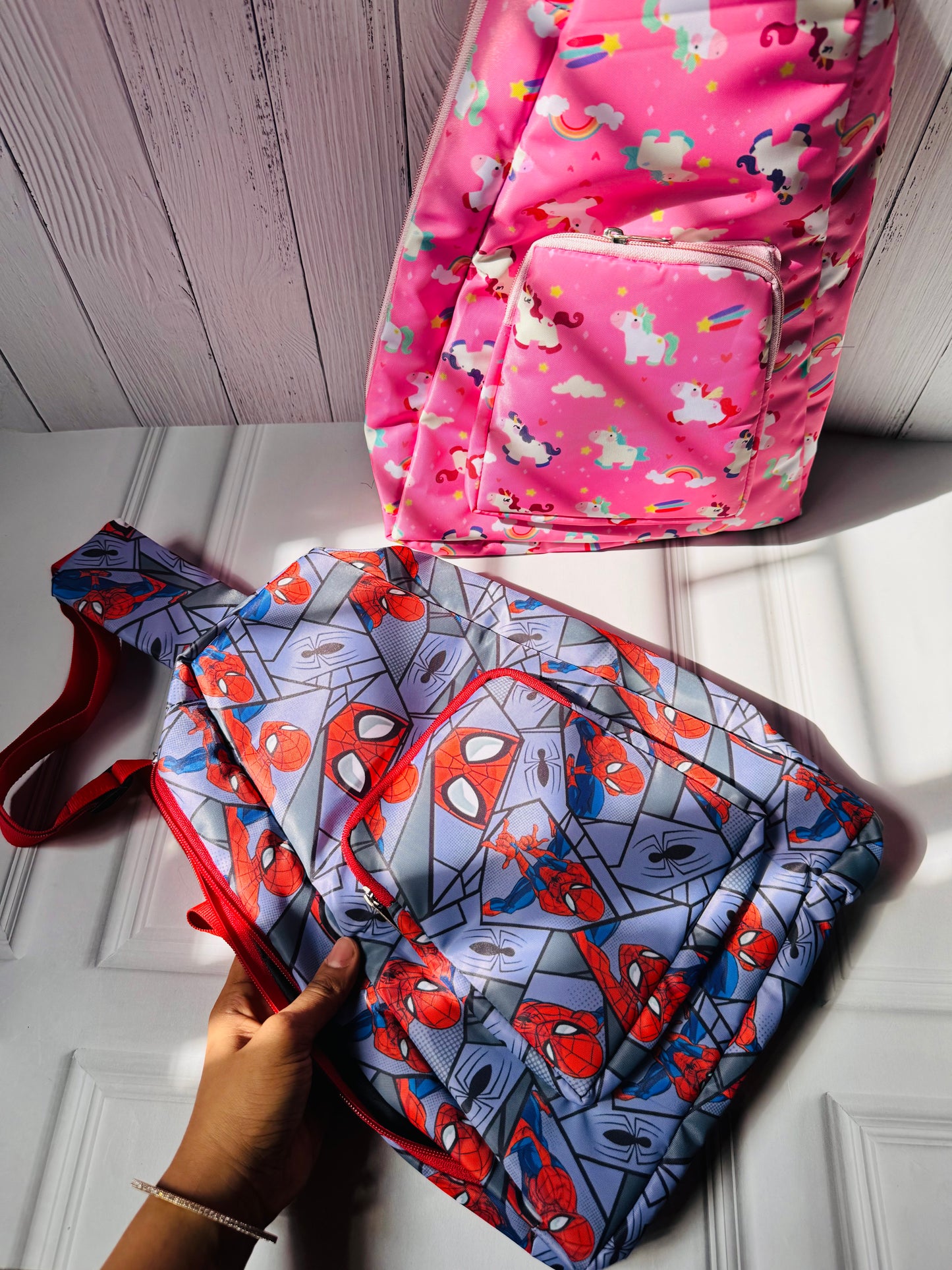Kids Sling Bag – Cute Crossbody Chest Bag | Unicorn, Spiderman, Football Theme