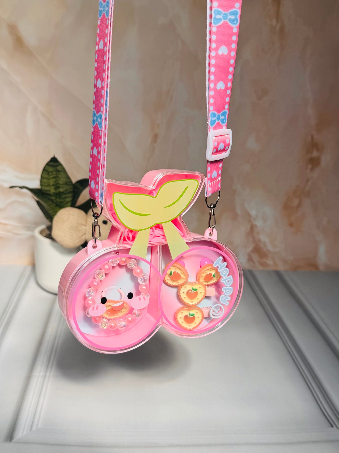 Cherry Korean Jewellery and Hair Accessories Set for Girls