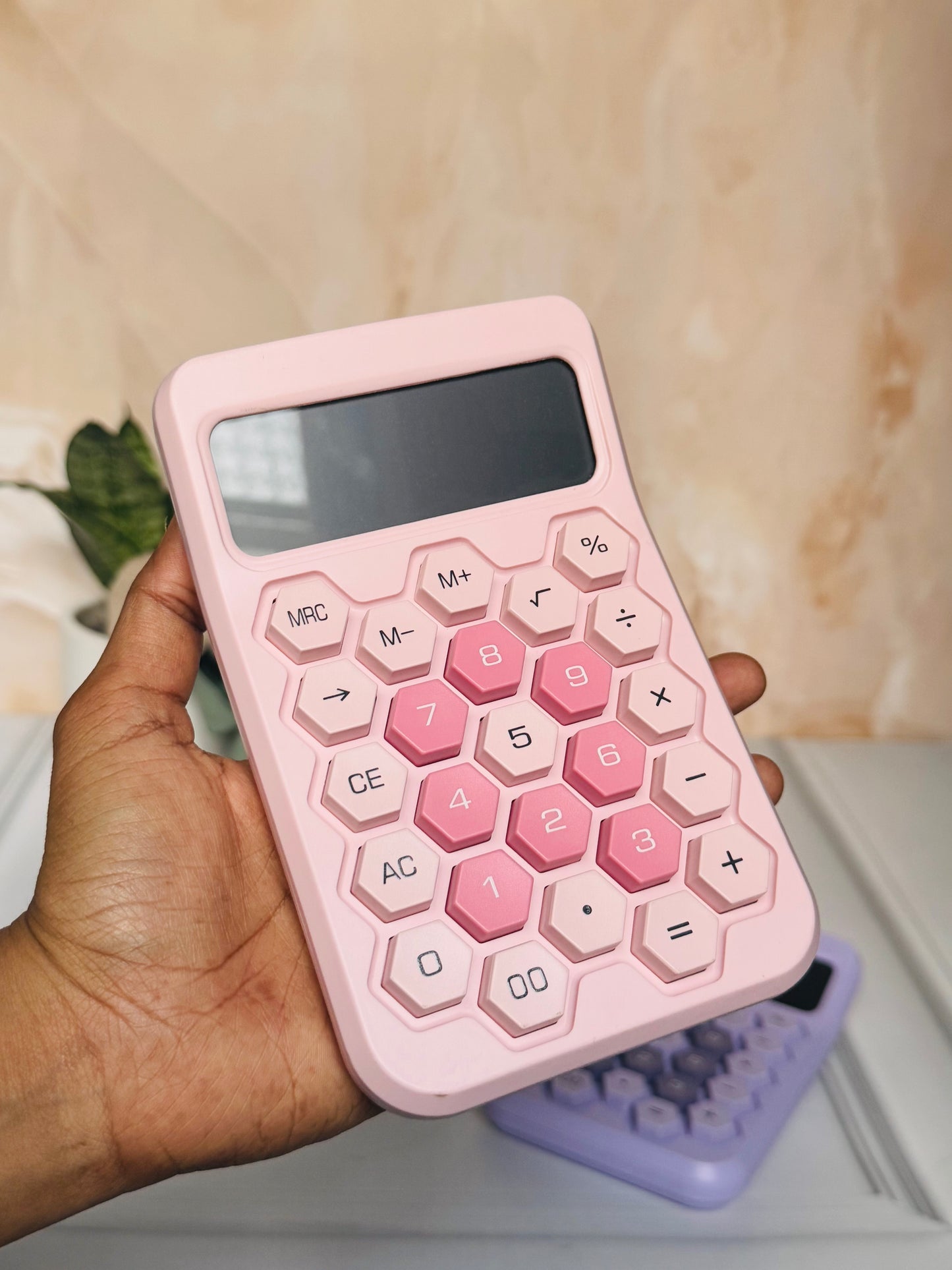 Hexa-Key Student Calculator | Dual Power | Aesthetic Stationery for Students
