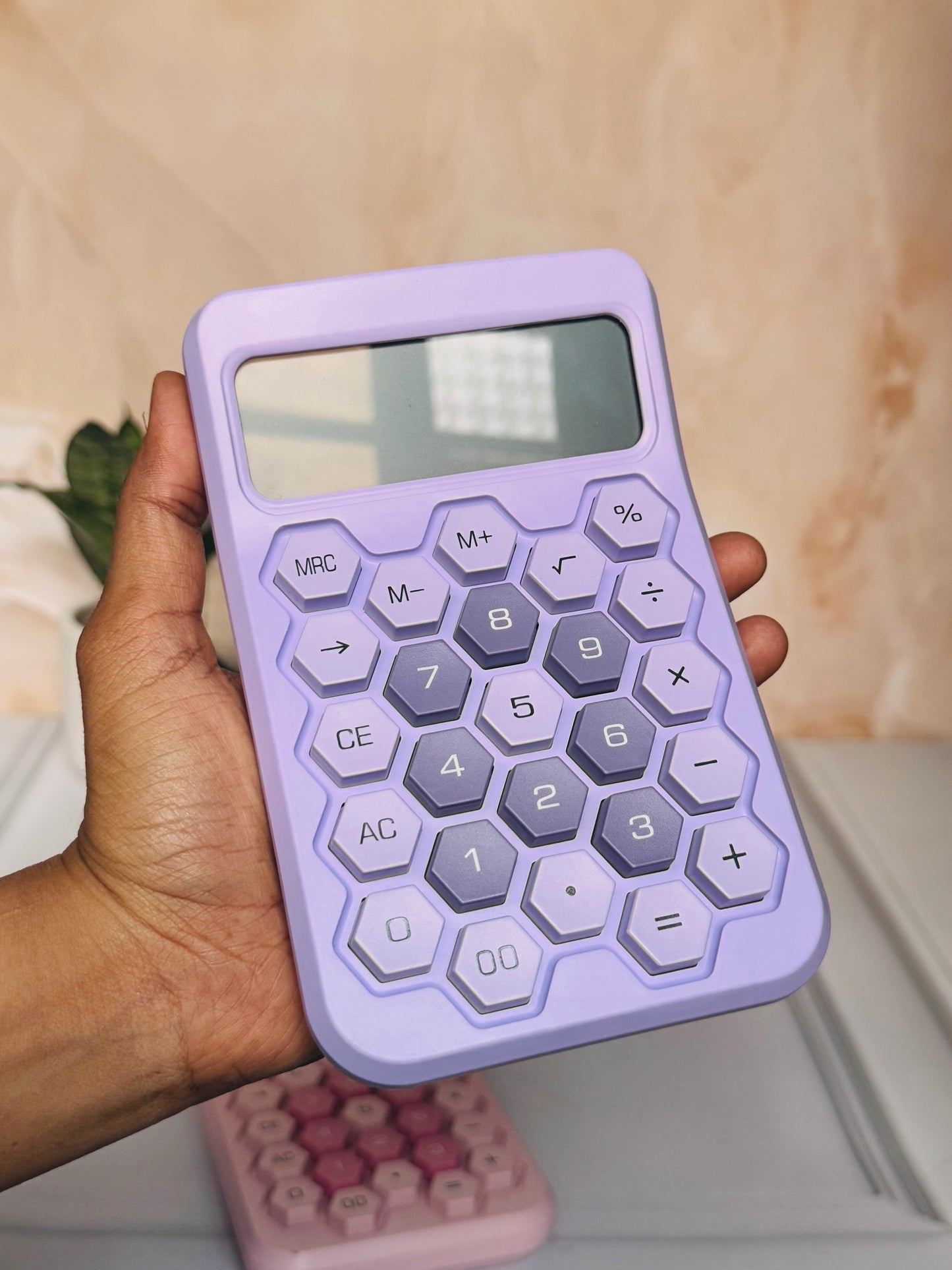 Hexa-Key Student Calculator | Dual Power | Aesthetic Stationery for Students