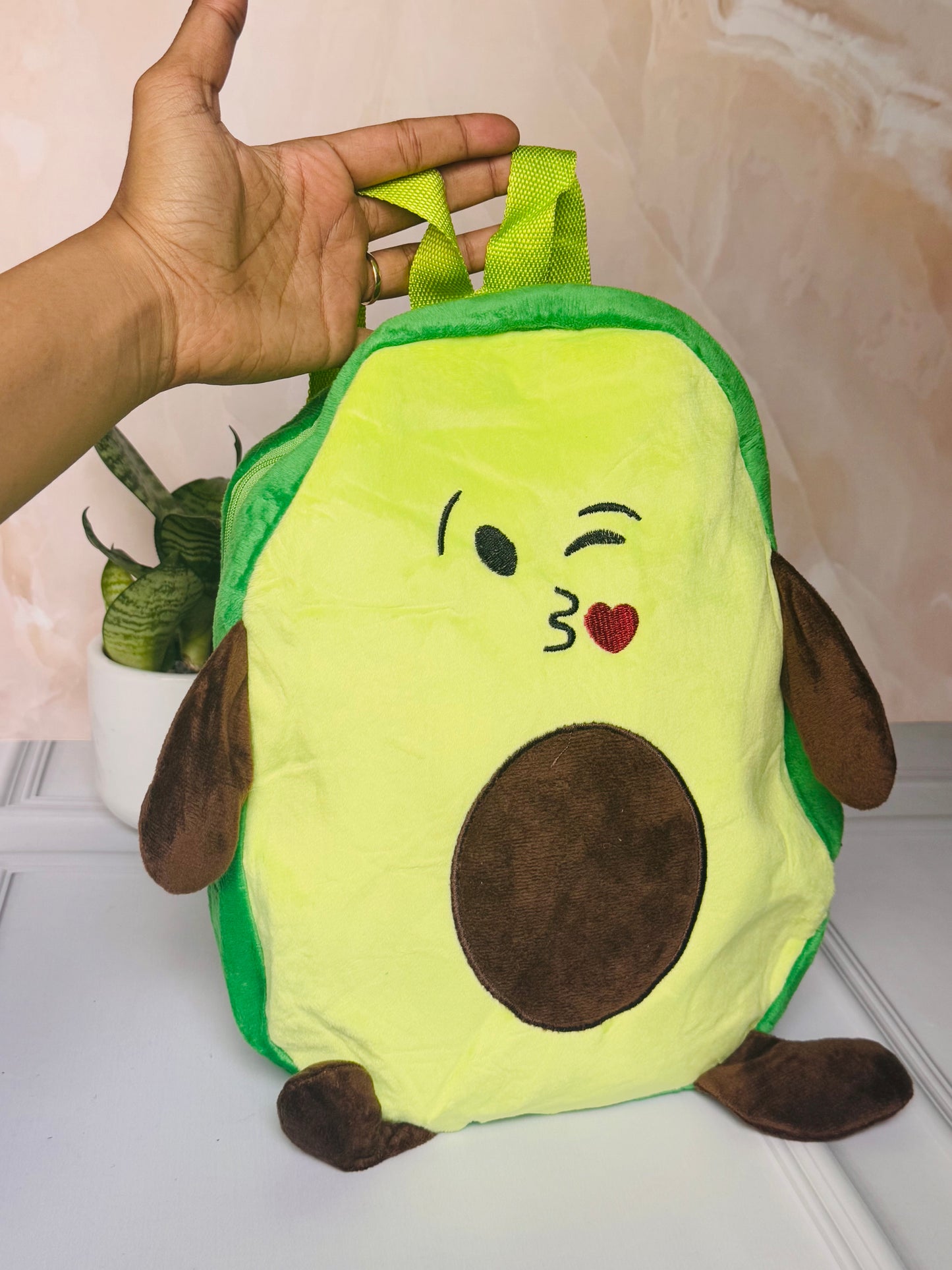 Kids Avocado Backpack | School Bags