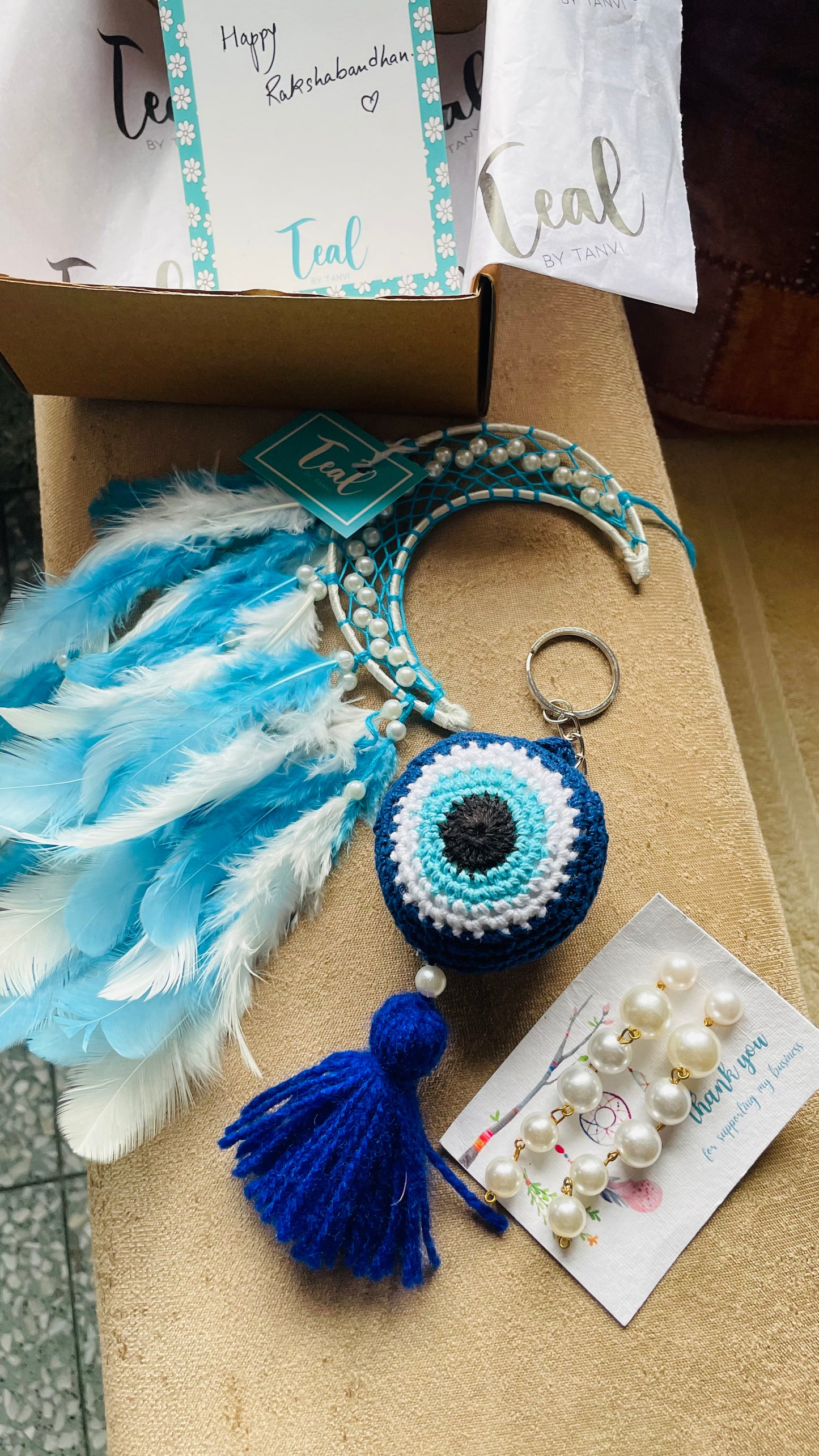 Mooncatcher Gift Hamper Combo - Teal By Tanvi