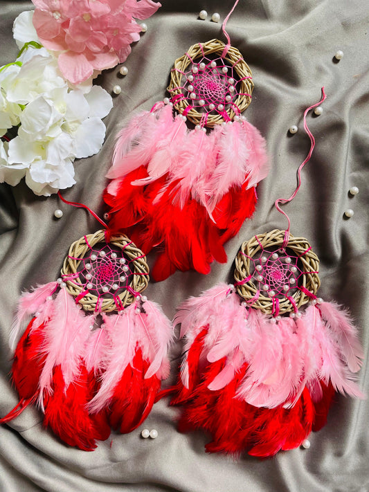 Pink Mini Car Hanging Dreamcatcher - Teal By Tanvi