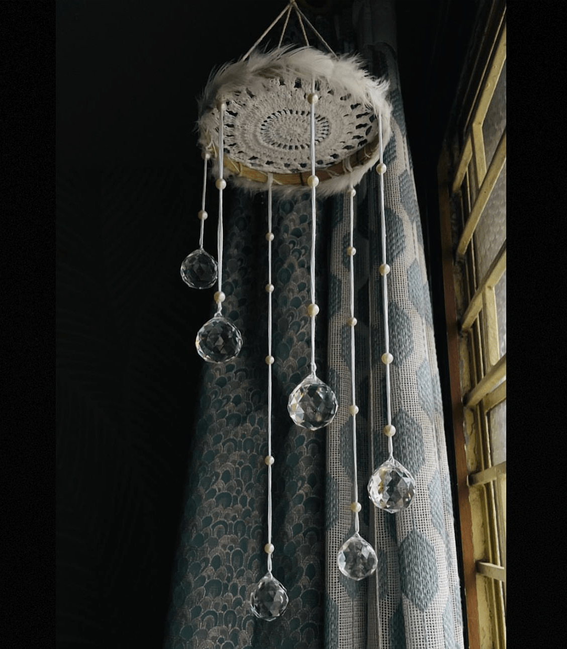 Crystal Suncatcher - Teal By Tanvi