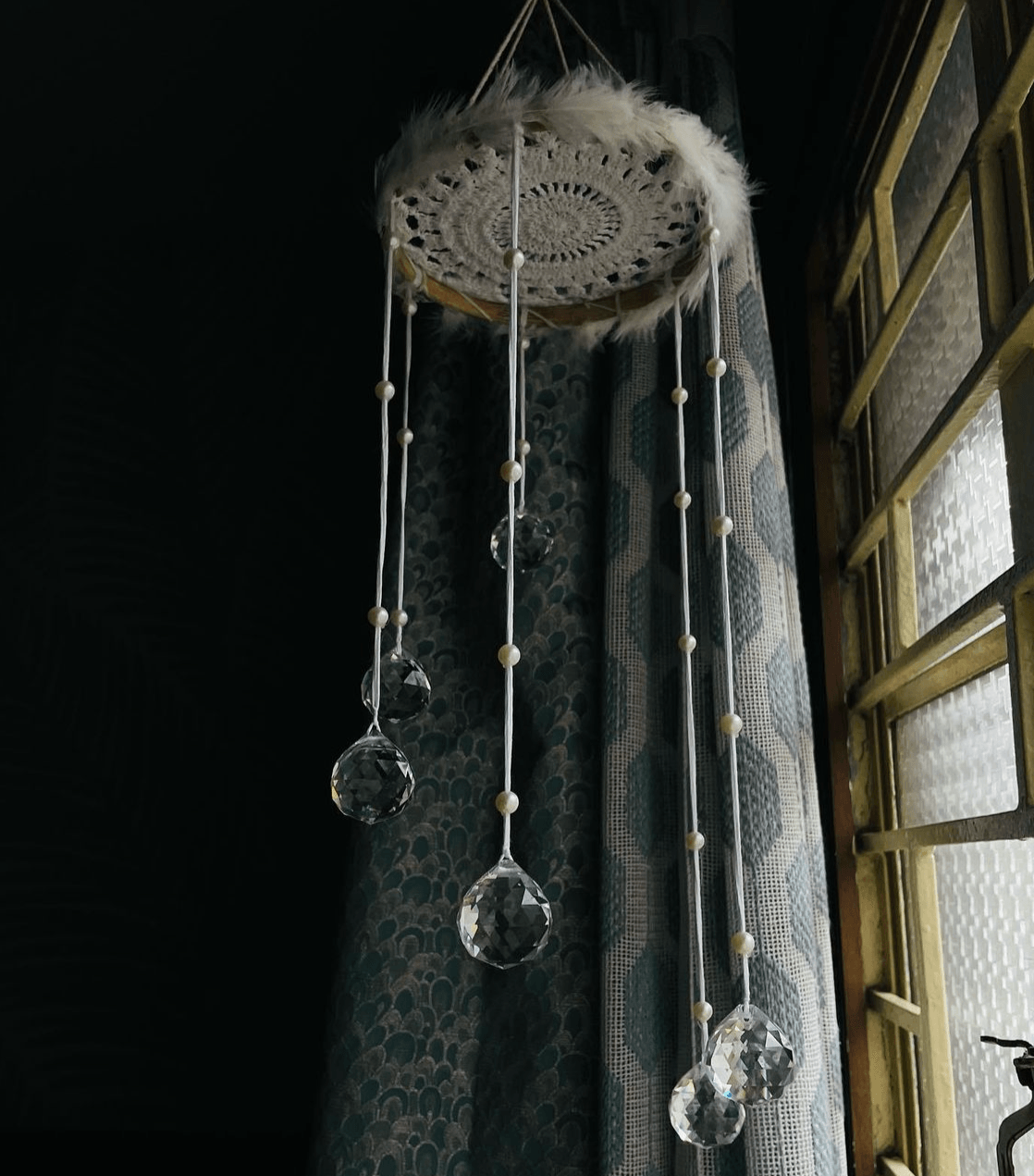 Crystal Suncatcher - Teal By Tanvi