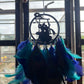 Radha Krishna Car Hanging Dreamcatcher - Teal By Tanvi