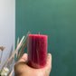 Rose Scented Marble Candle Medium