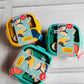 TEDDEMEI 3-Layer Insulated Lunch Box with Spoon & Food Scissors