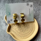 Premium Quality Brass Designer Round Earrings Hoops