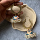 Premium Quality Imitation Meenakari Pearl Jhumki Earrings