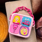 Barbie and Kuromi DIY Sling Bag | With Interchangeable Badges & Funky Chain Handle | Purse With Adjustable Belt