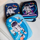 3D Superhero Pencil Pouches for Kids | Hard Shell + Matte Finish | Superhero, Space, Car Theme