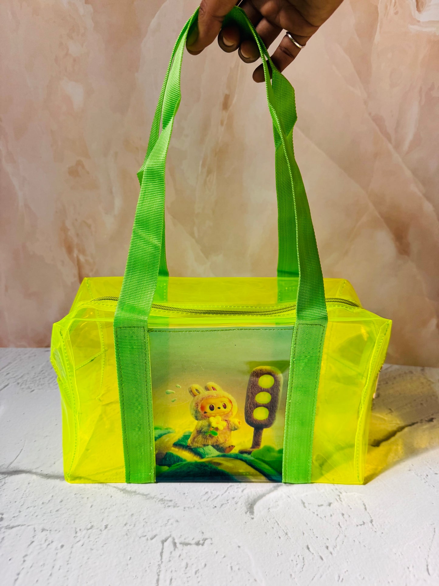 Transparent Duffle Bag for Travel | Diaper and Essentials Bag for Kids