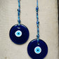 Turkish Evil Eye Amulet Car Hanging - Blue - Teal By Tanvi