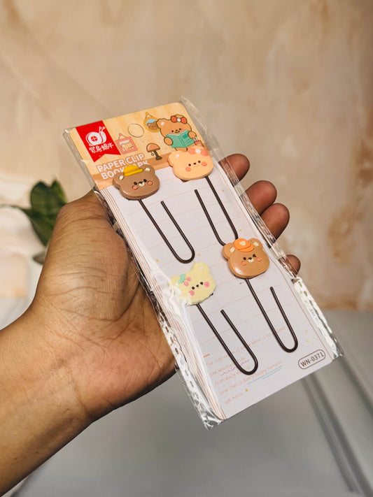 Cute Animal Bookmarks | Set of 4 Metal Bookmarks
