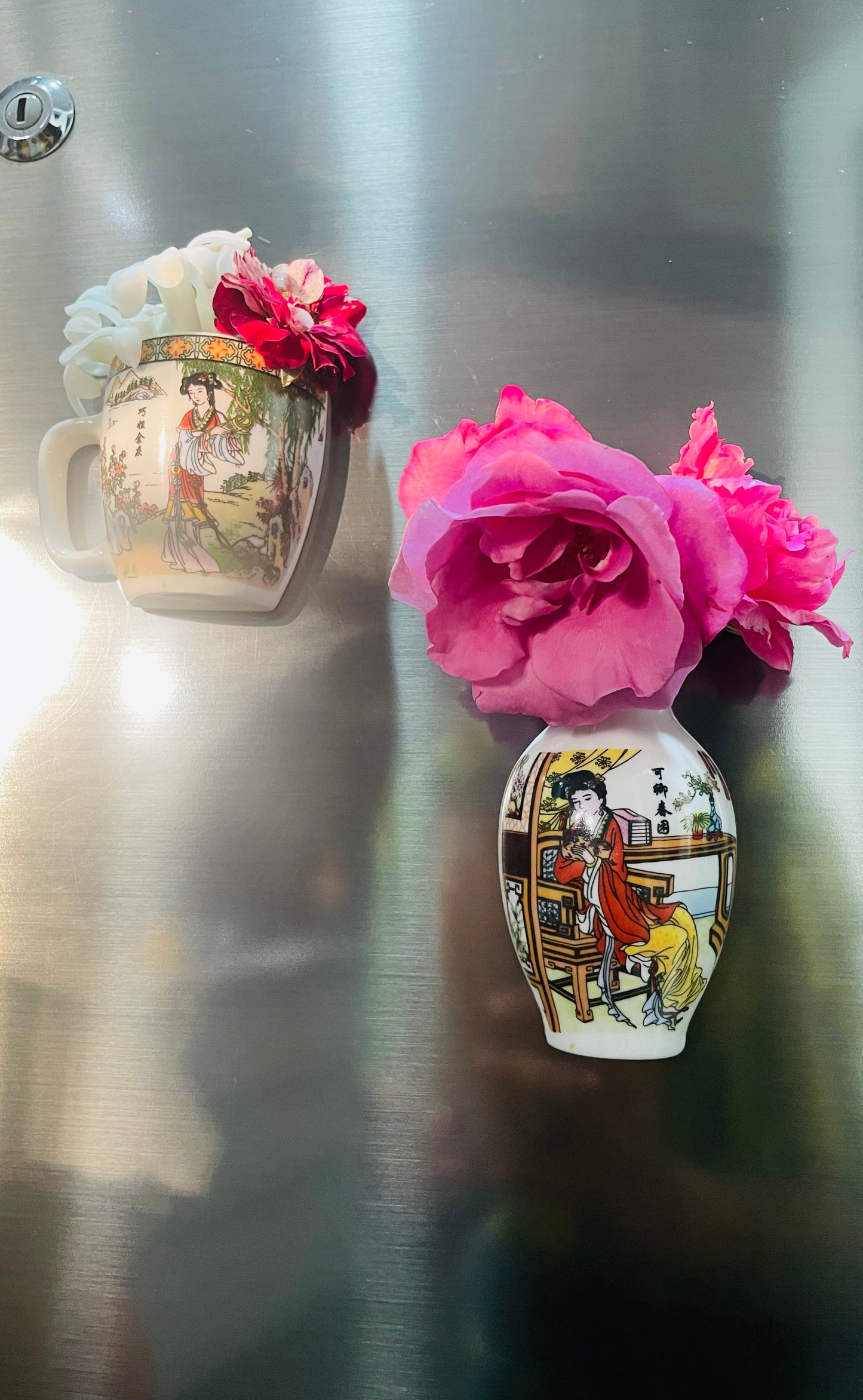 Flower Vase Fridge Magnet