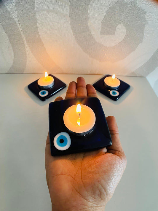 Turkish Evil Eye Tealight Candle Holder/Stand/Diya Stand