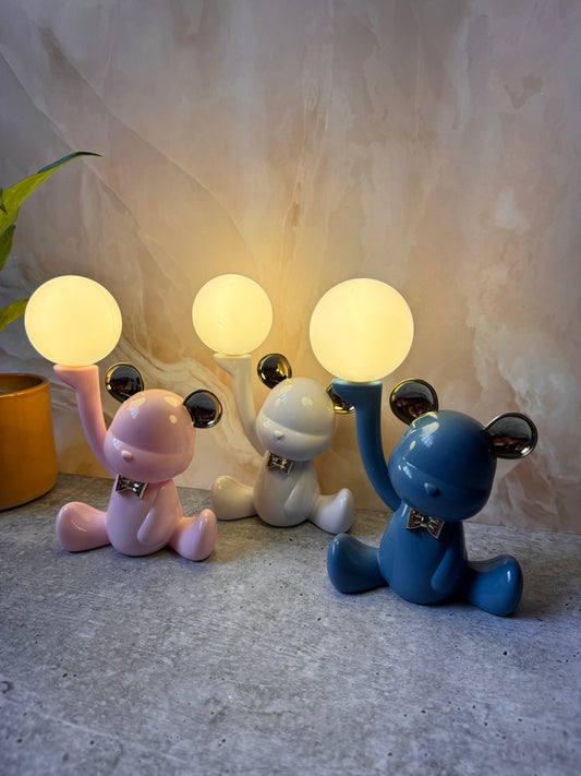 Mini Teddy Mickey Desk Lamp | USB Rechargeable | Glow Bear Table Lamp